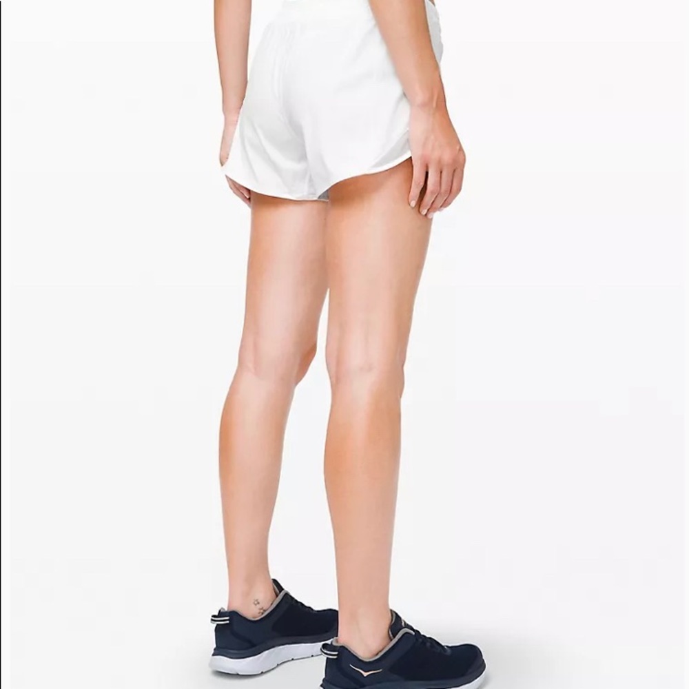White camo lululemon athletic shorts